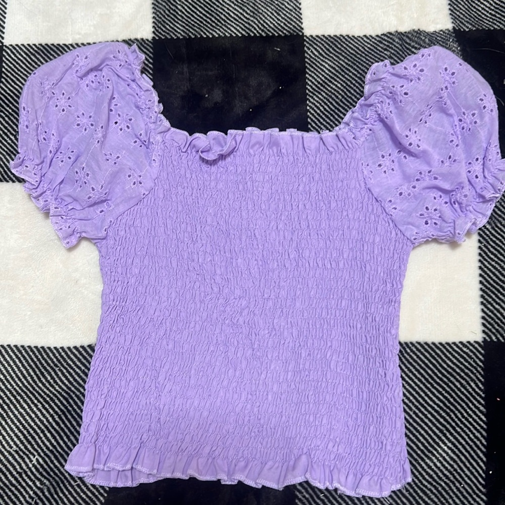 Shein Purple Cropped Top Extra Small